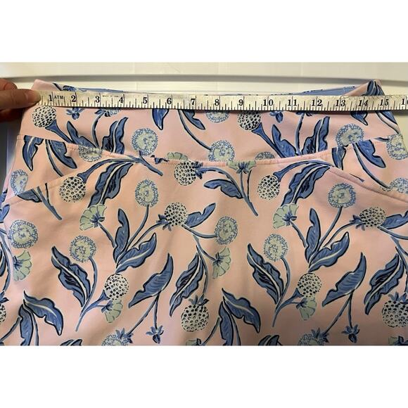 Lilly Pulitzer Luxletic Skort Womens Sz 4 Pink Tropics Monica Golf Floral Skirt - Picture 10 of 11